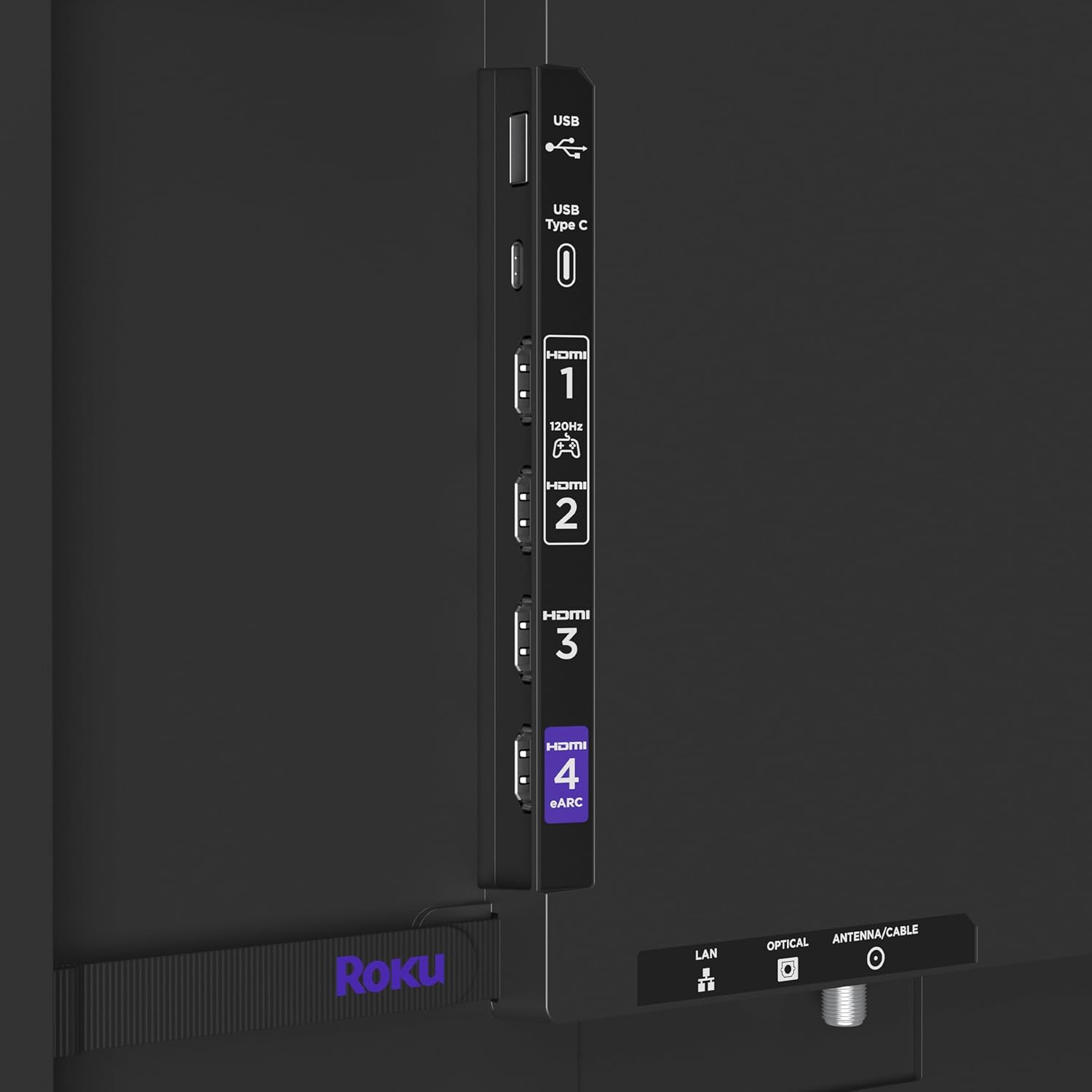 Roku Smart TV – 65-Inch Pro Series 4K QLED RokuTV with Backlit Roku Voice Remote Pro, Dolby Vision IQ, 120Hz Refresh Rate – Live Local News, Sports, Gaming