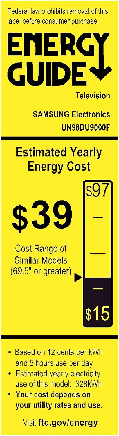 Samsung 98-Inch Class 4K Crystal UHD DU9000 Series HDR Smart TV, Object Tracking Sound Lite, Motion Xcelerator 120Hz, Supersize Picture Enhancer, Mega Contrast, Alexa Built-In (UN98DU9000, 2024 Model)