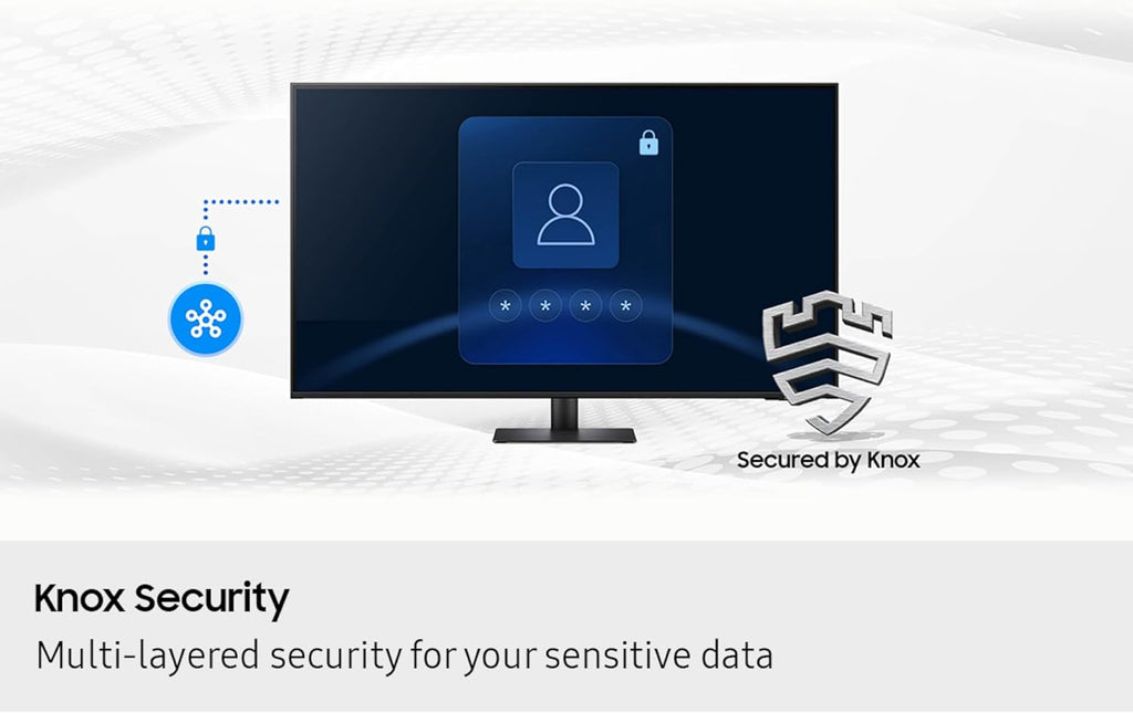Samsung 43” Smart Monitor M7 (M70F) 4K UHD Display, Samsung Vision AI, Smart TV Apps, Gaming Hub, USB-C, HDMI and USB-A, Black, LS43FM702UNXZA, 2025