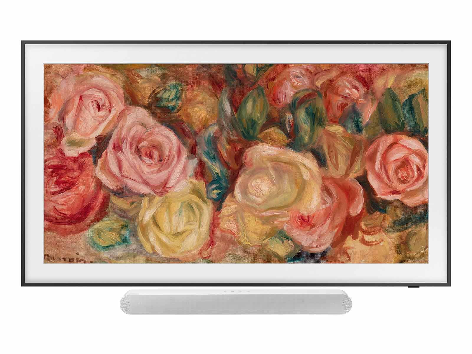 SAMSUNG 55-Inch Class QLED 4K LS03D The Frame Series Quantum HDR Smart TV w/Dolby Atmos, Art Mode, Anti-Reflection, Customizable Frame, Slim Fit Wall Mount with Alexa Built-in (QN55LS03D, 2024 Model)