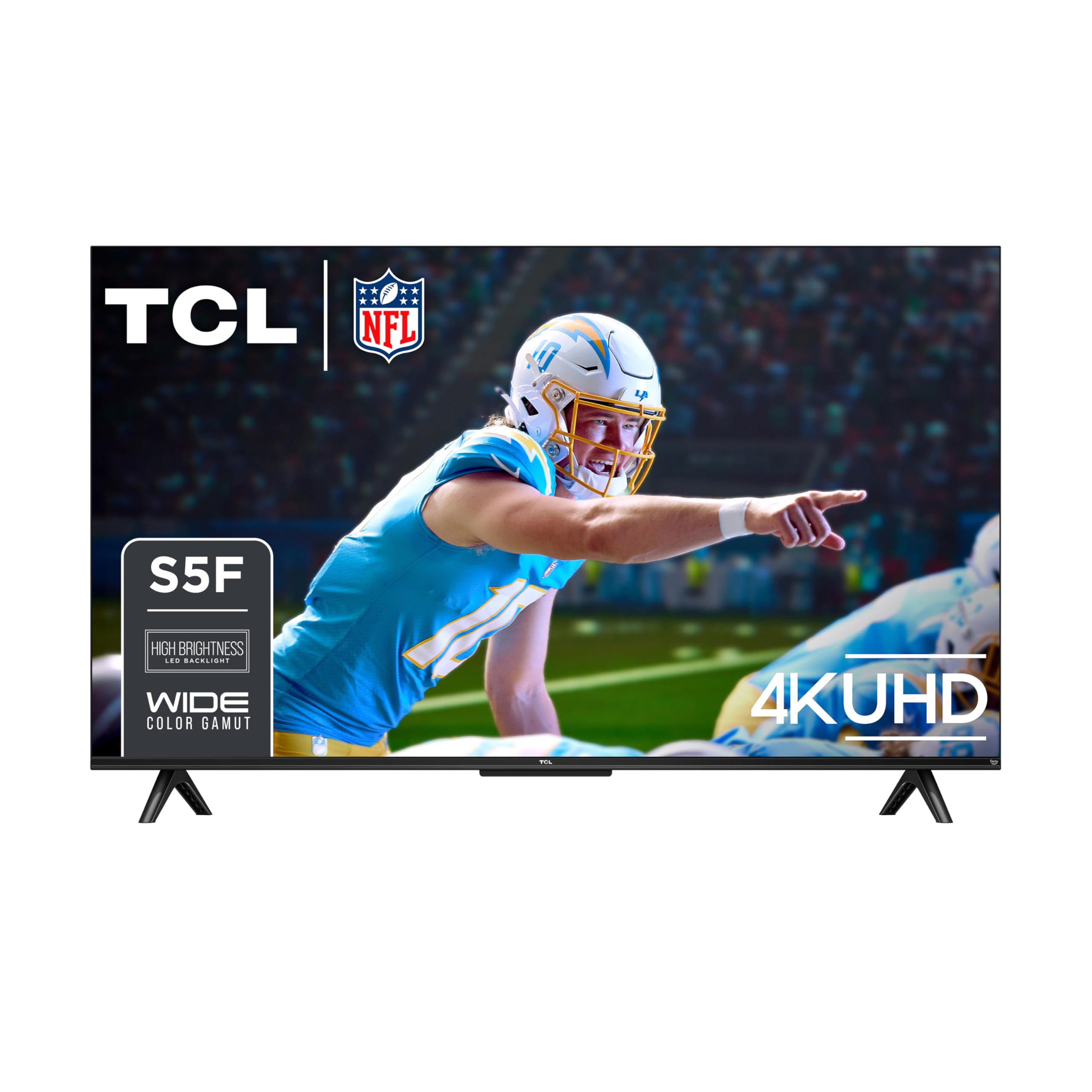 TCL 65-Inch Class S5 UHD 4K LED Smart TV with Fire TV (65S551F, 2024 Model), Dolby Vision, HDR PRO+, Dolby Atmos, Alexa Built-in with Voice Remote, Apple AirPlay 2 Compatibility, Streaming Television
