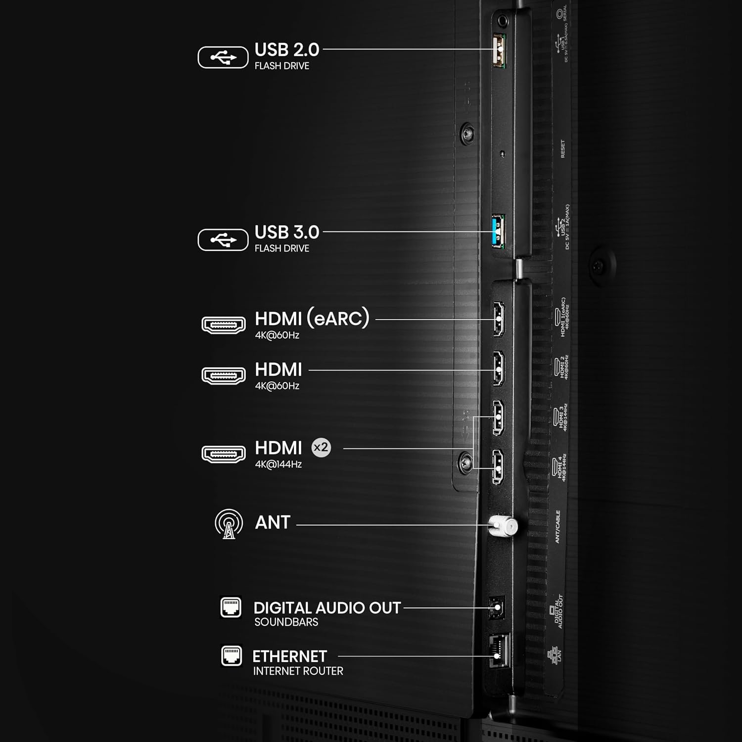 Hisense 55-Inch Class QLED 4K S7N CanvasTV Series Dolby Vision HDR Google Smart TV (55S7N) - 144Hz, Art Mode, Anti-Glare Panel, Hi-Matte Display, Frame & UltraSlim Wall Mount Included