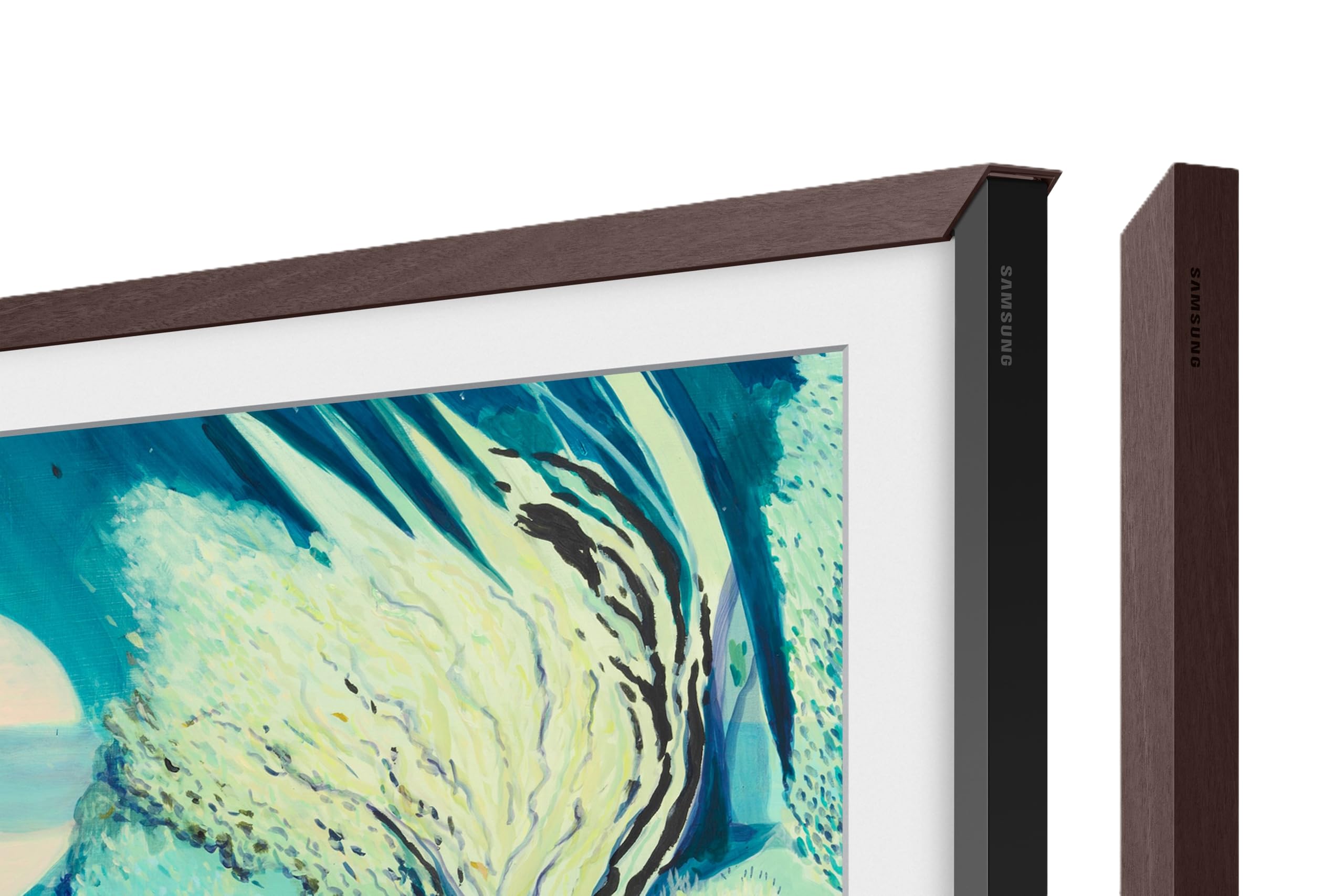 SAMSUNG 55-Inch Class QLED 4K LS03D The Frame Series Quantum HDR Smart TV w/Dolby Atmos, Art Mode, Anti-Reflection, Customizable Frame, Slim Fit Wall Mount with Alexa Built-in (QN55LS03D, 2024 Model)