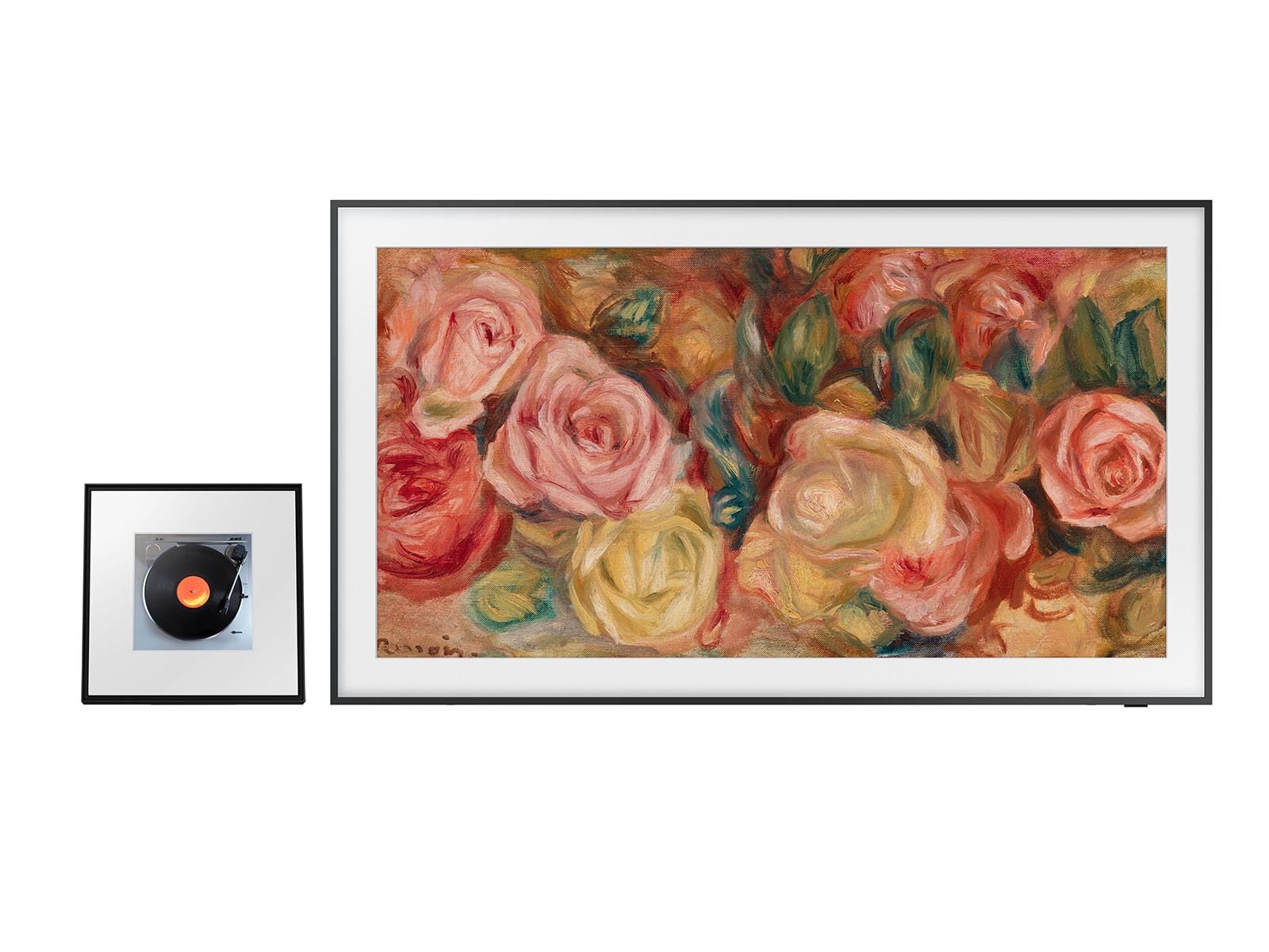 SAMSUNG 55-Inch Class QLED 4K LS03D The Frame Series Quantum HDR Smart TV w/Dolby Atmos, Art Mode, Anti-Reflection, Customizable Frame, Slim Fit Wall Mount with Alexa Built-in (QN55LS03D, 2024 Model)