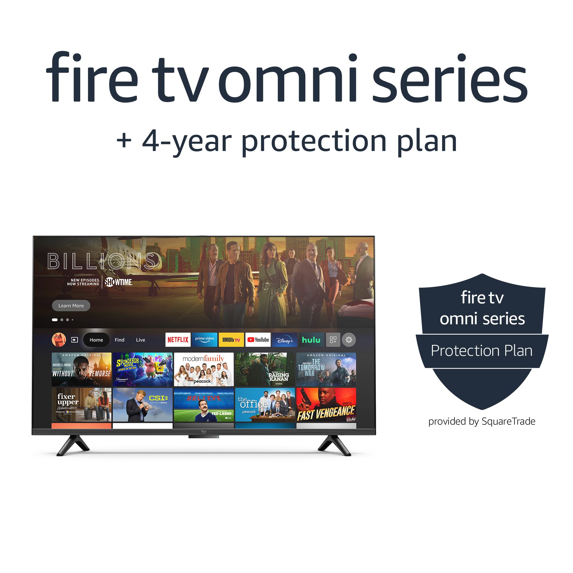 Amazon Fire TV 65" Omni Series, 4K UHD smart TV with Dolby Vision, hands-free with Alexa