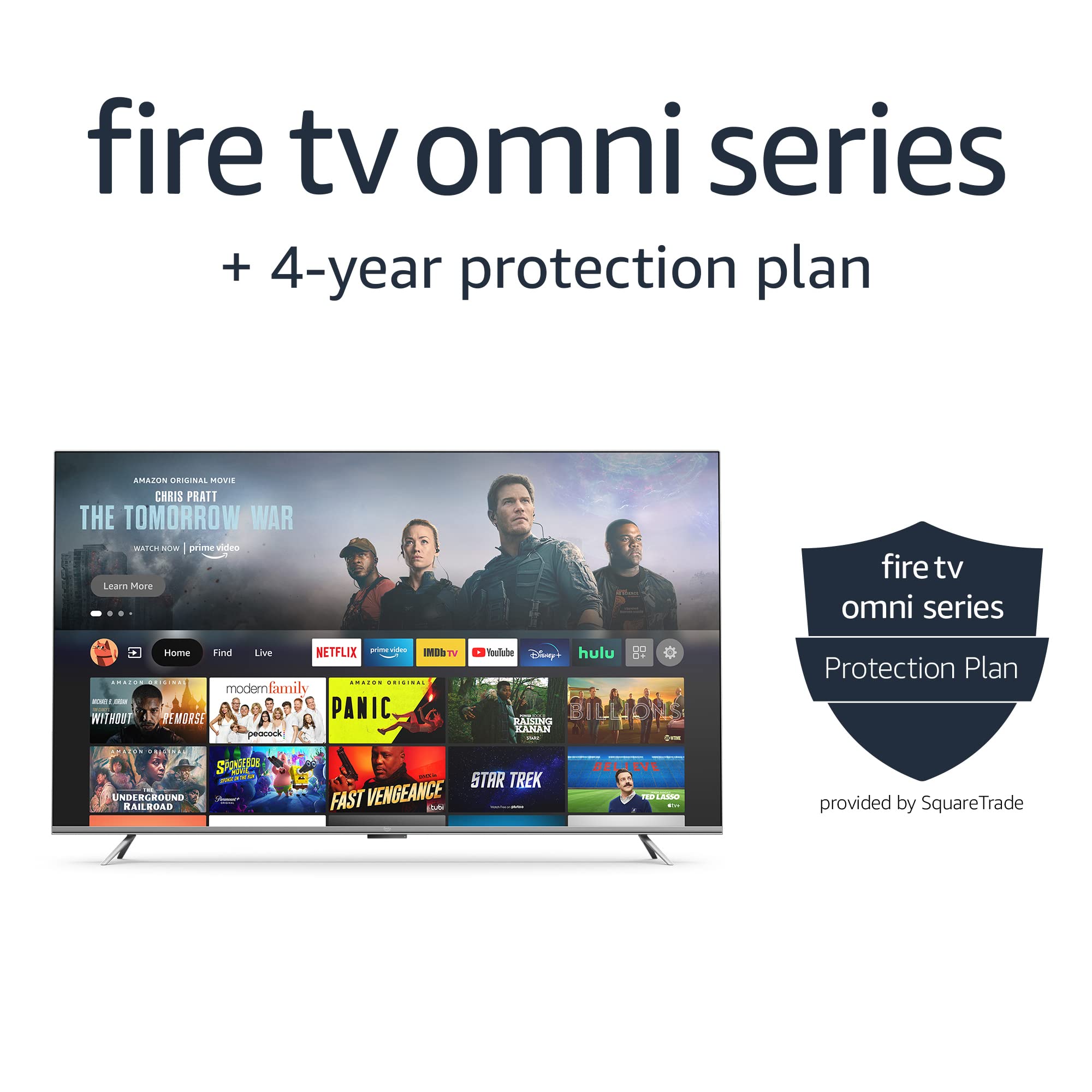 Amazon Fire TV 65" Omni Series, 4K UHD smart TV with Dolby Vision, hands-free with Alexa