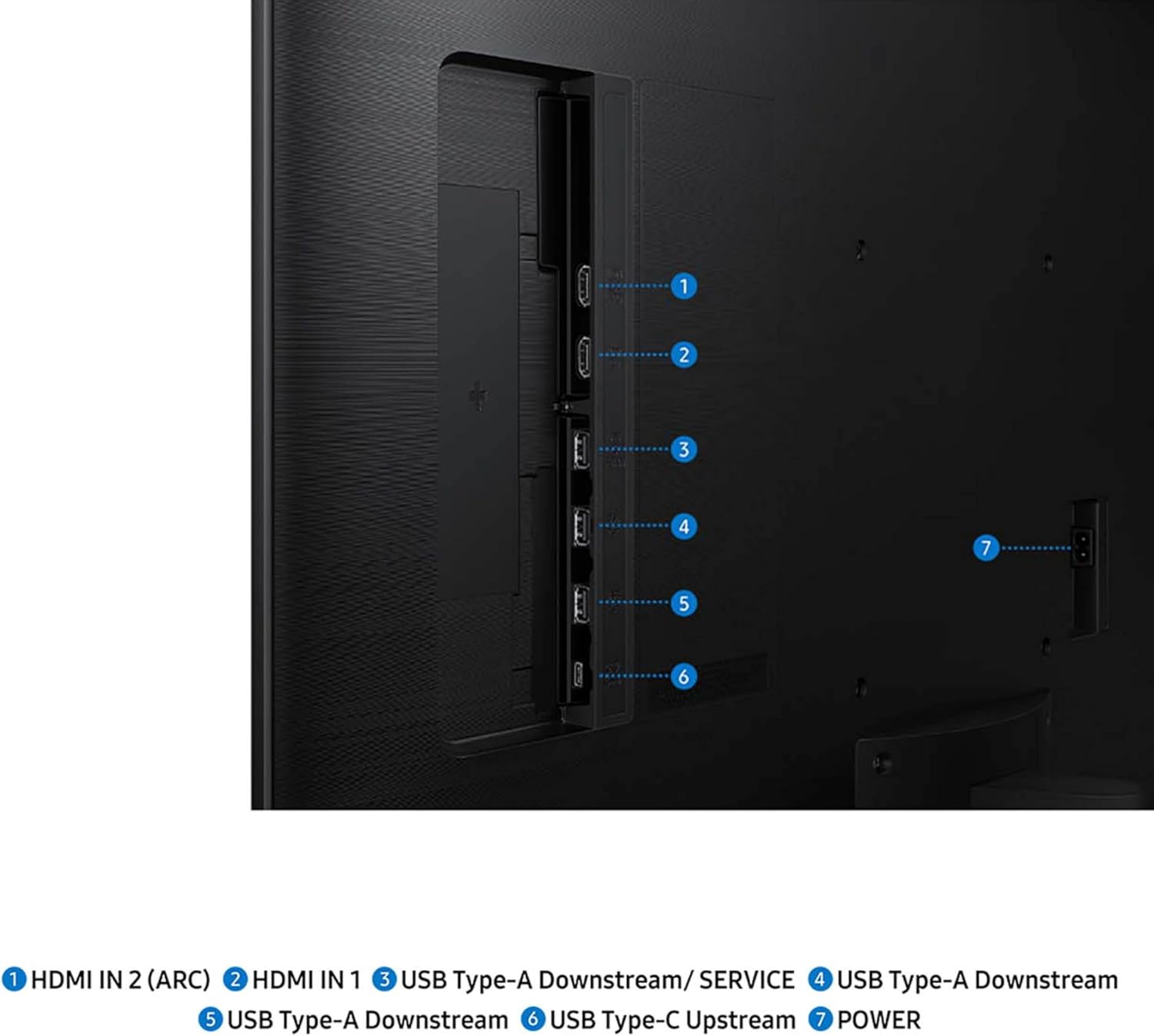 Samsung 43” Smart Monitor M7 (M70F) 4K UHD Display, Samsung Vision AI, Smart TV Apps, Gaming Hub, USB-C, HDMI and USB-A, Black, LS43FM702UNXZA, 2025