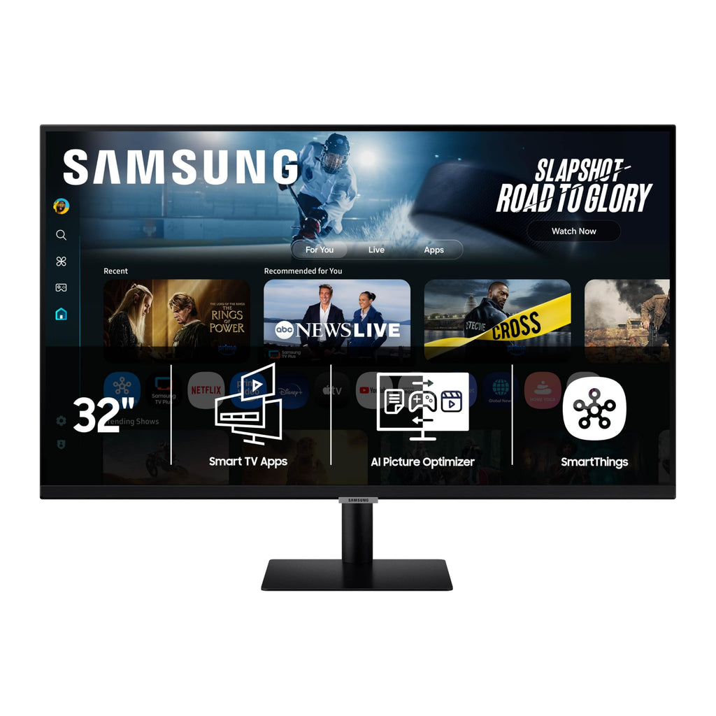 Samsung 43” Smart Monitor M7 (M70F) 4K UHD Display, Samsung Vision AI, Smart TV Apps, Gaming Hub, USB-C, HDMI and USB-A, Black, LS43FM702UNXZA, 2025