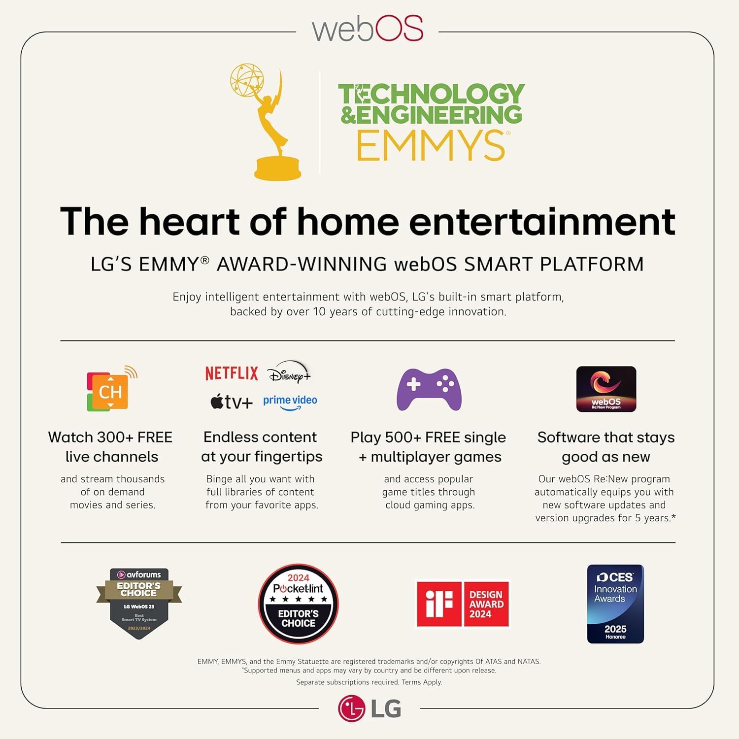 LG 65-Inch Class OLED AI 4K B5 Series Smart TV w/Dolby Atmos, Dolby Vision, HDR10, AI Super Upscaling 4K, Filmmaker Mode, Wow Orchestra, Alexa Built-in (OLED65B5PUA.AUSZ, 2025)