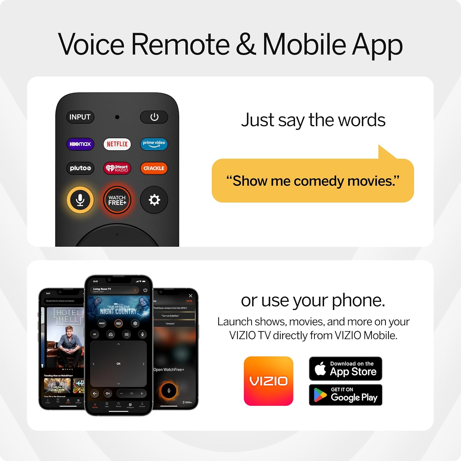 VIZIO 50-inch Quantum Pro 4K 120Hz QLED HDR10+ Smart TV with Dolby Vision, Active Full Array, 240Hz @ 1080p PC Gaming, WiFi 6E, Apple AirPlay, Chromecast Built-in, M50QXM-K01, 2023 Model