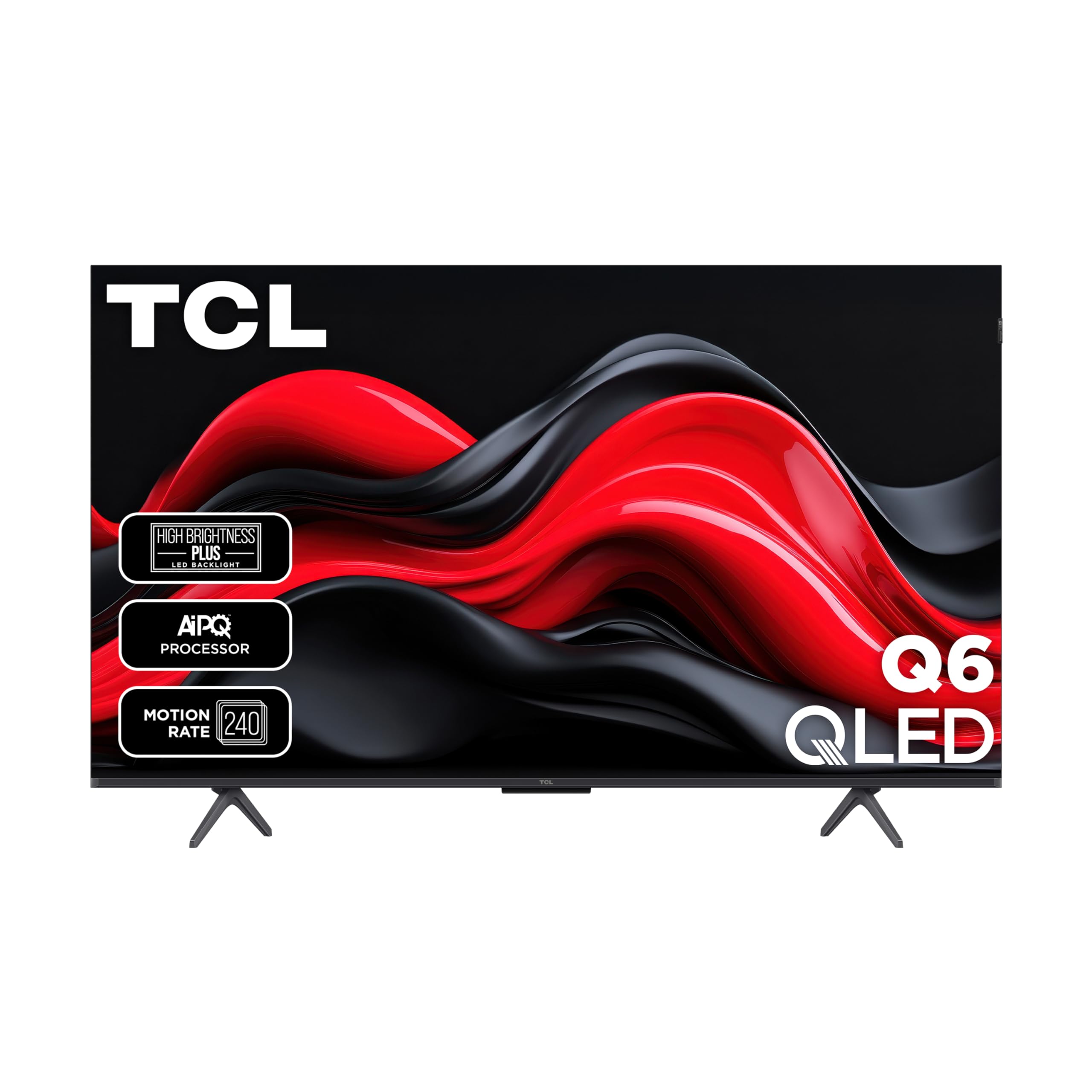 TCL 98-Inch Q65 QLED 4K UHD Smart TV with Google TV (98Q651G, 2024 Model) Dolby Vision, Dolby Atmos, HDR Pro+, Game Accelerator Enhanced Gaming, Voice Remote, Works with Alexa, Streaming Television