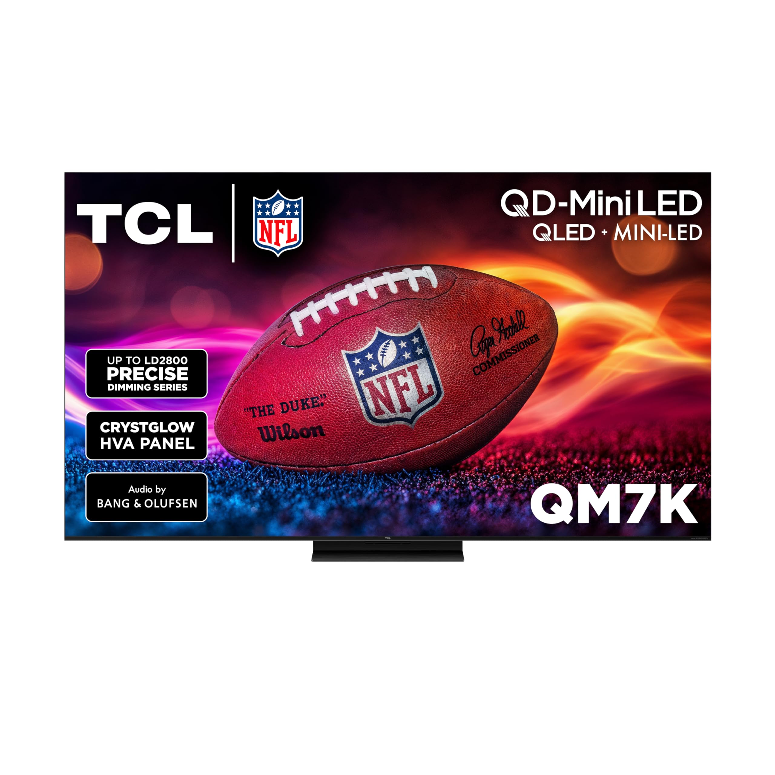 TCL 55 Inch Class QM7K Series | Mini LED QLED 4K HDR | 55QM7K, 2025 Model | 120HZ-144HZ Anti Reflective Screen Smart Google TV Dolby Atmos Onkyo Audio | Voice Remote Alexa Gaming Streaming Television