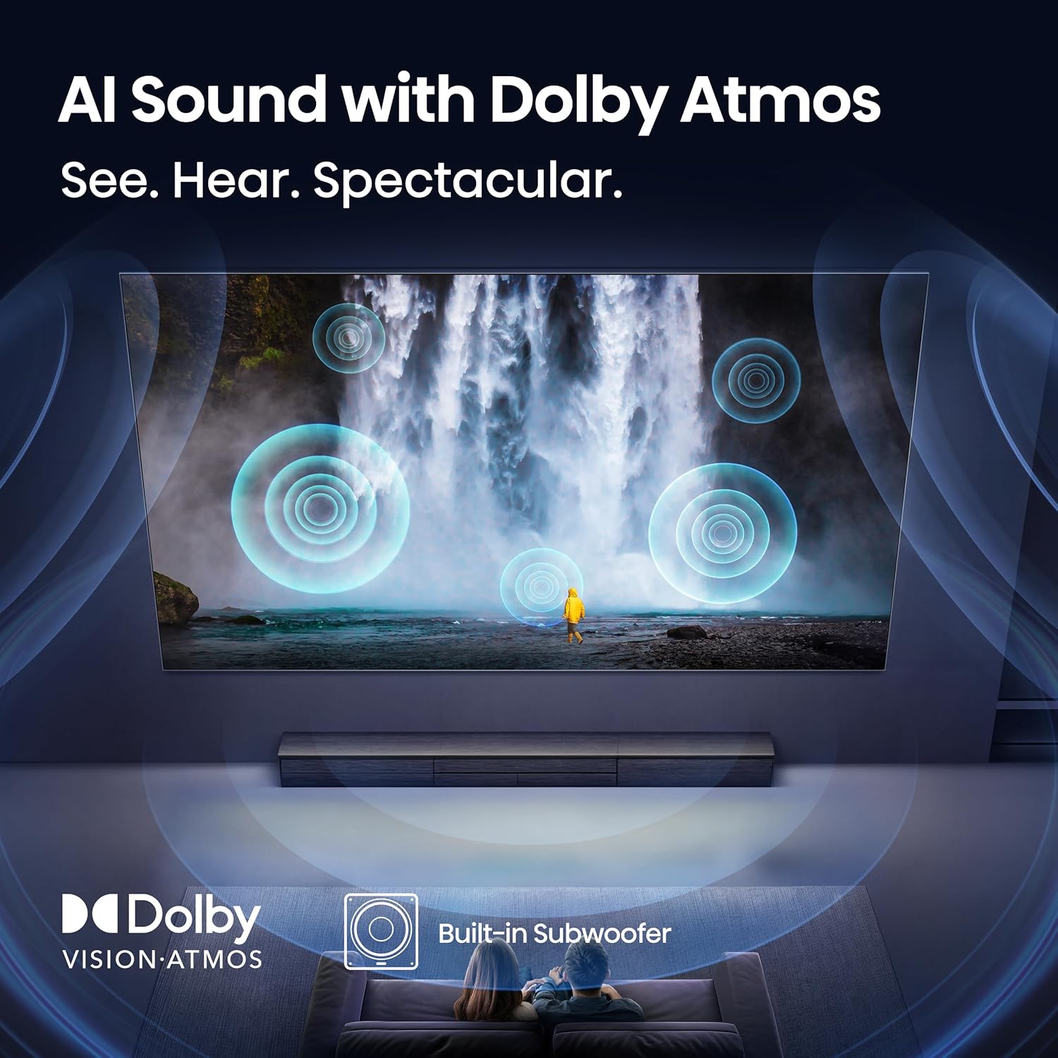 Hisense 65" Class U6 Series Best Value Mini-LED 4K UHD Smart HDR Gaming Fire TV (65U65QF, 2025 Model) - QLED, Native 144Hz, Motion Rate 480, Dolby Vision IQ, Dolby Atmos, Game Mode Pro, Alexa Built In