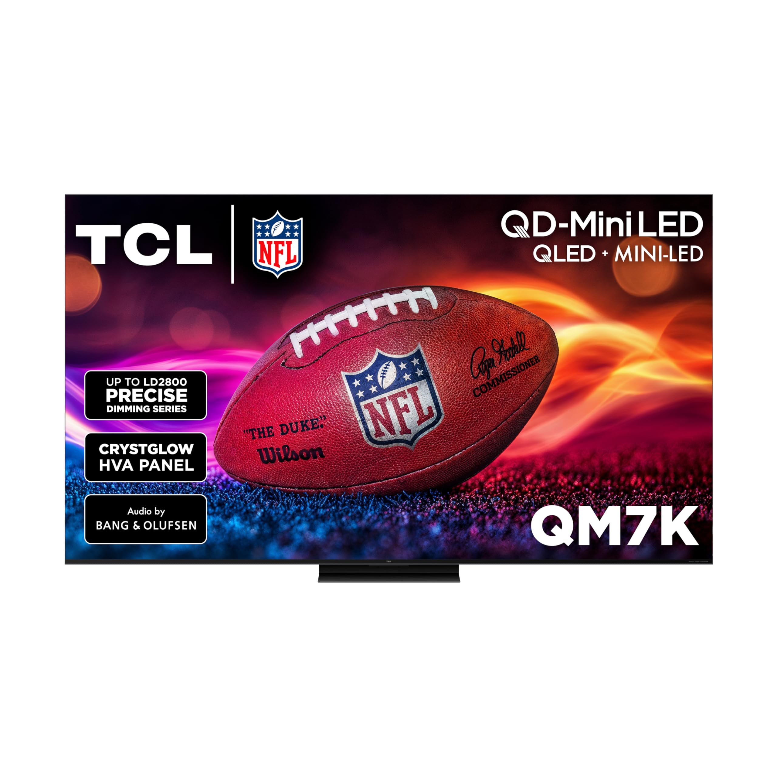 TCL 55 Inch Class QM7K Series | Mini LED QLED 4K HDR | 55QM7K, 2025 Model | 120HZ-144HZ Anti Reflective Screen Smart Google TV Dolby Atmos Onkyo Audio | Voice Remote Alexa Gaming Streaming Television
