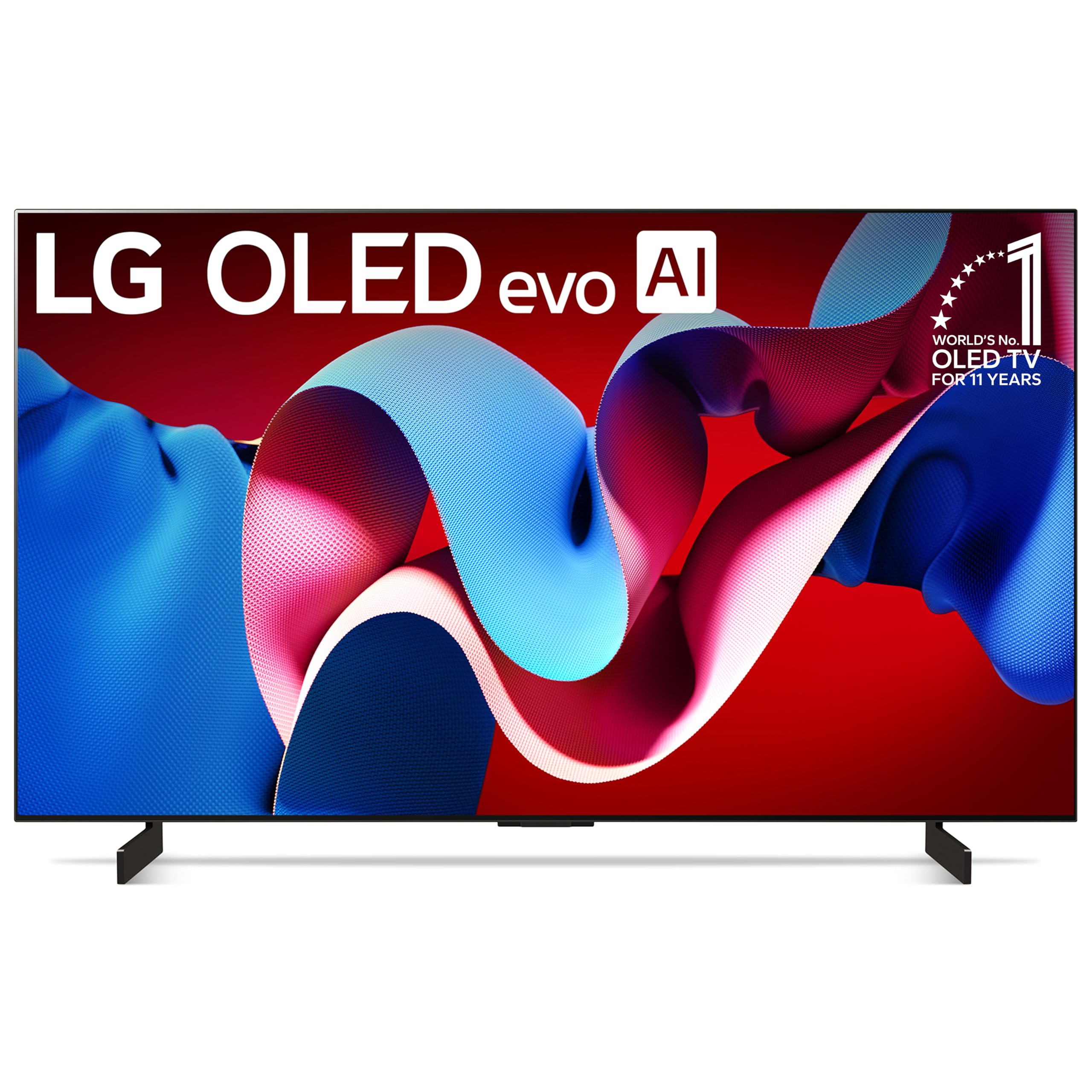 LG 65-Inch Class OLED evo C4 Series Smart TV 4K Processor Flat Screen with Magic Remote AI-Powered with Alexa Built-in (OLED65C4PUA, 2024)