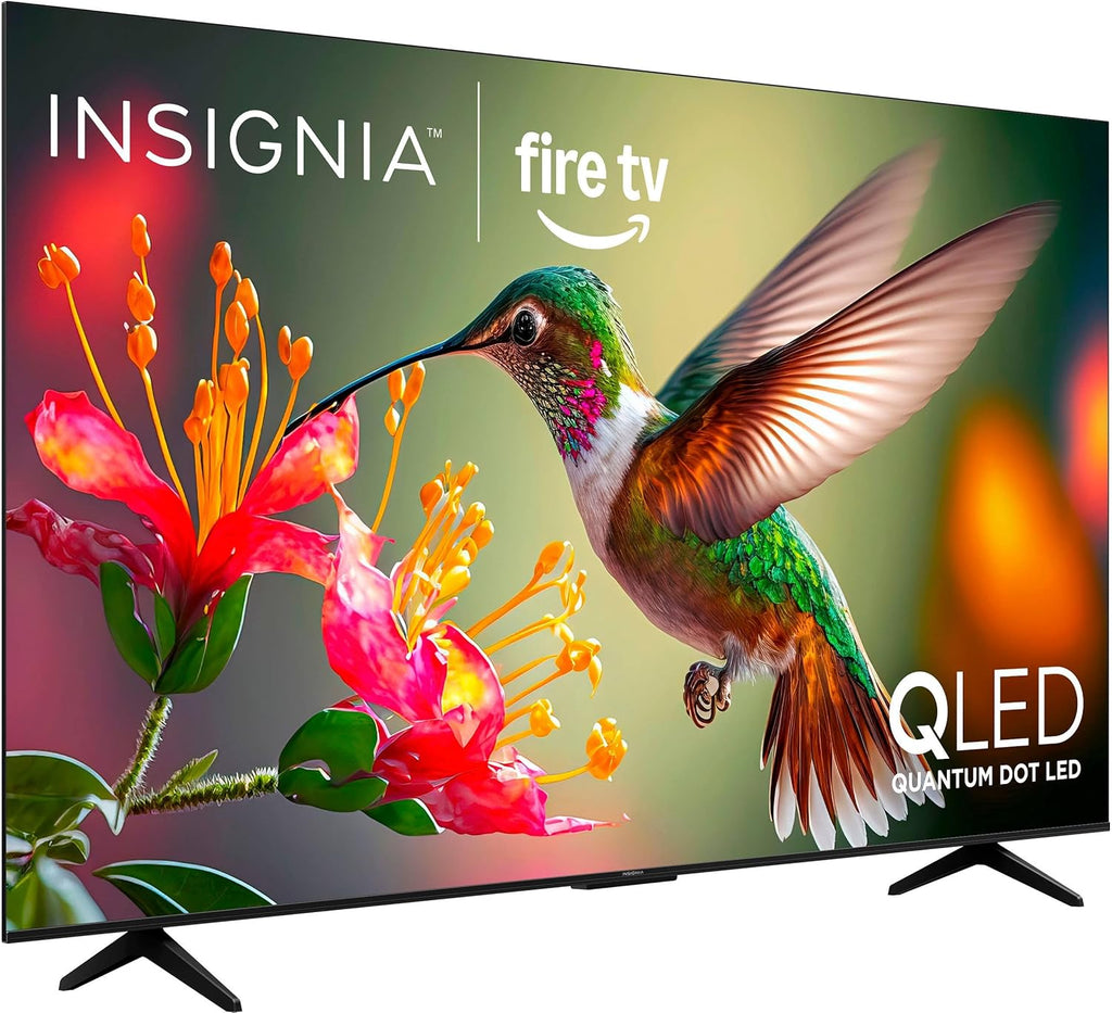 INSIGNIA 75-inch Class QF Series LED 4K UHD QLED Smart Fire TV with Alexa Voice Remote (NS75-UQFL26)