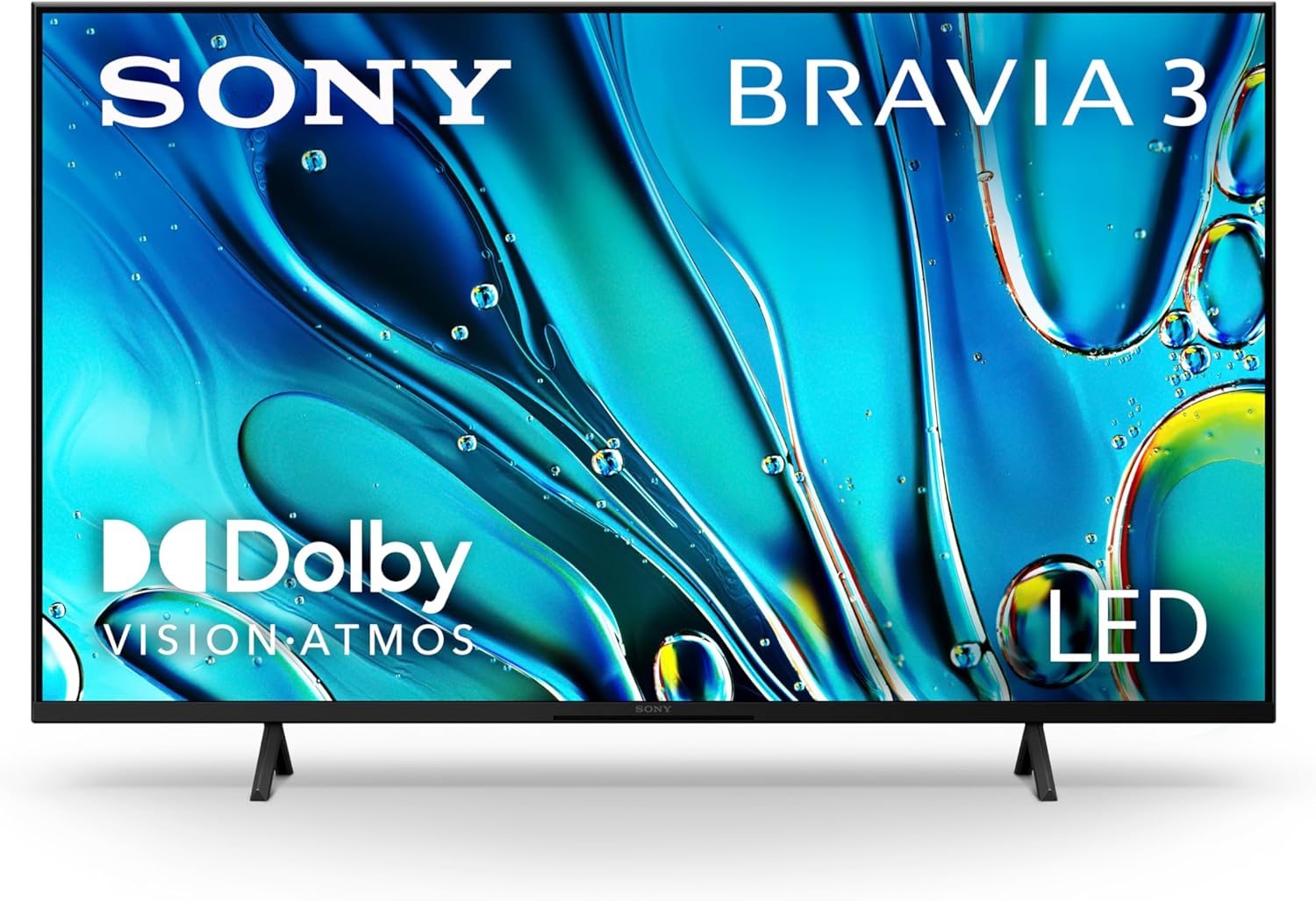 Sony 43-Inch Class 4K Ultra HD BRAVIA 3 LED Smart TV with Google TV, Dolby Vision HDR, and Exclusive Features for PlayStation®5 (K-43S30)
