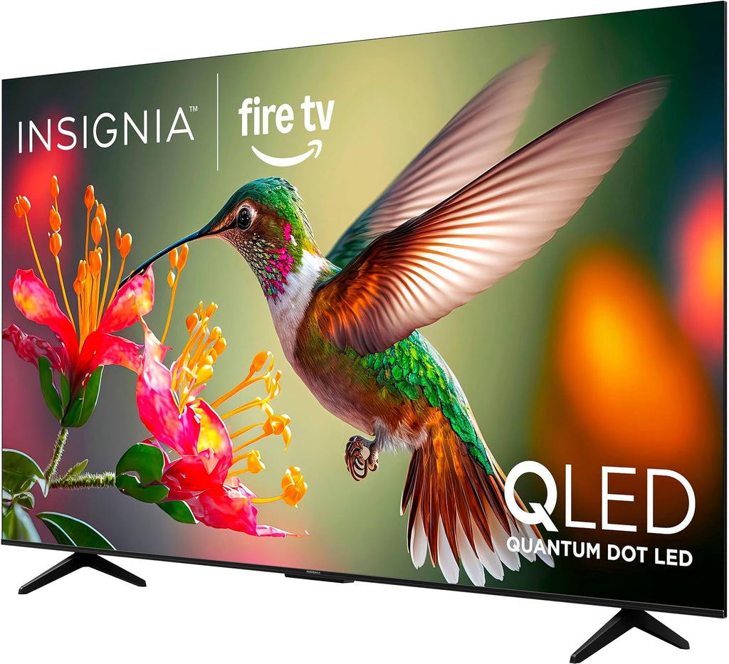 INSIGNIA 75-inch Class QF Series LED 4K UHD QLED Smart Fire TV with Alexa Voice Remote (NS75-UQFL26)