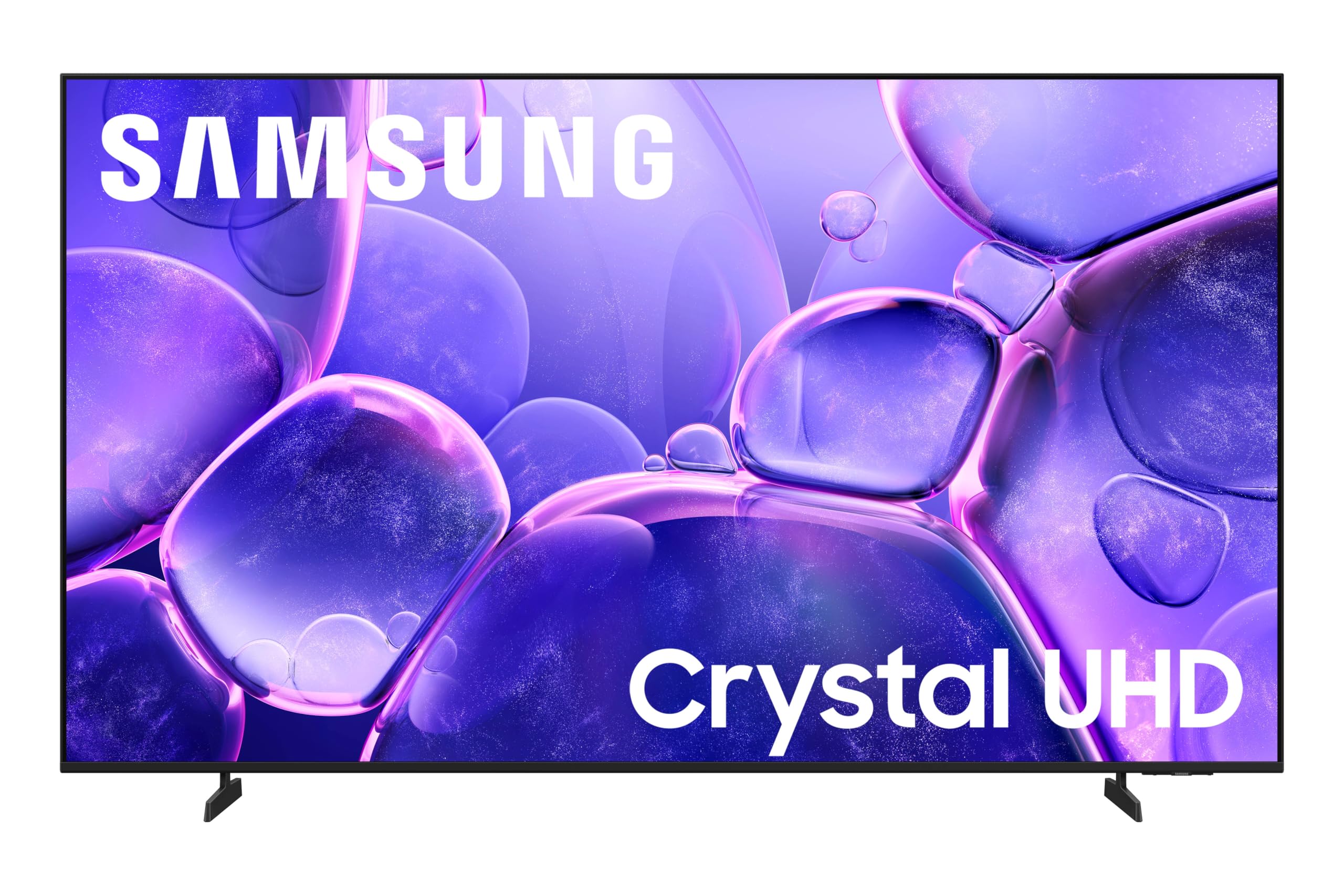 Samsung 65-Inch Class Crystal UHD U8000F 4K Smart TV (2025 Model) Endless Free Content, Crystal Processor 4K, MetalStream Design, Knox Security, Alexa Built-in