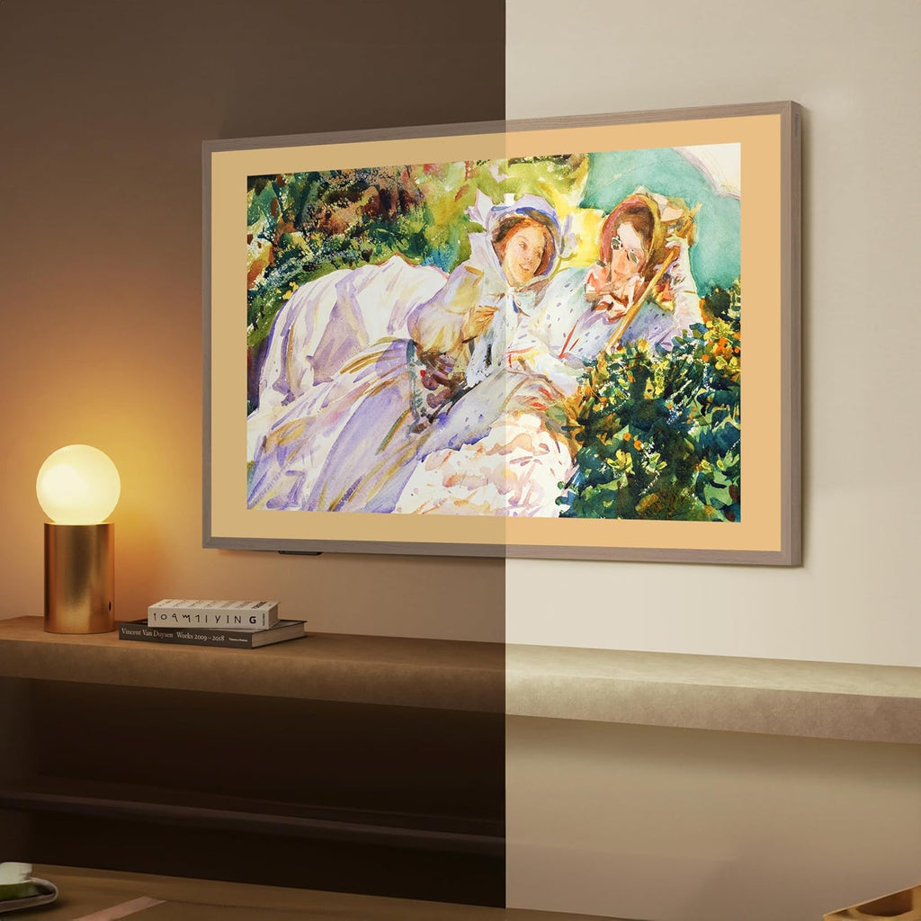 Hisense 55-Inch Class QLED 4K S7N CanvasTV Series Dolby Vision HDR Google Smart TV (55S7N) - 144Hz, Art Mode, Anti-Glare Panel, Hi-Matte Display, Frame & UltraSlim Wall Mount Included