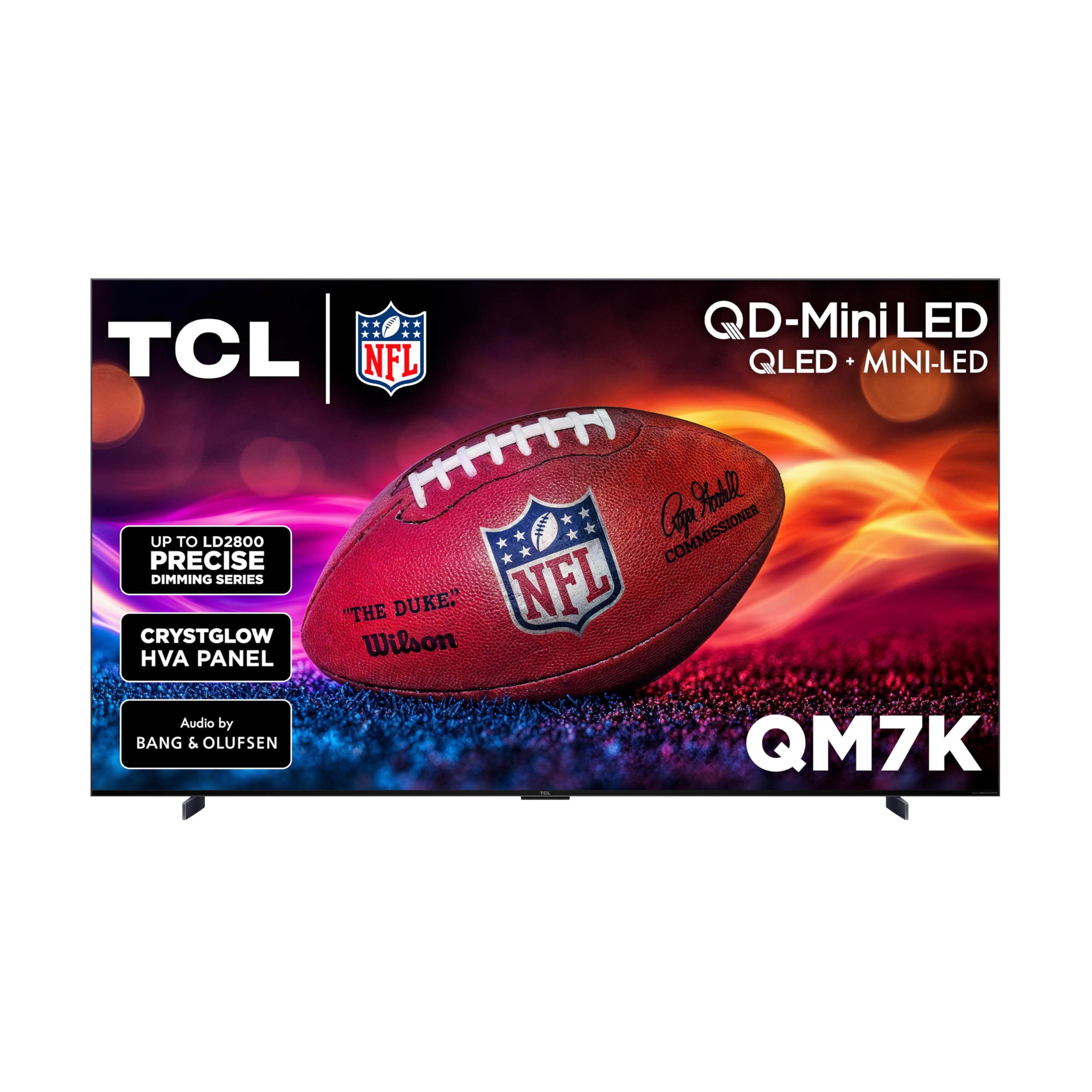 TCL 55 Inch Class QM7K Series | Mini LED QLED 4K HDR | 55QM7K, 2025 Model | 120HZ-144HZ Anti Reflective Screen Smart Google TV Dolby Atmos Onkyo Audio | Voice Remote Alexa Gaming Streaming Television