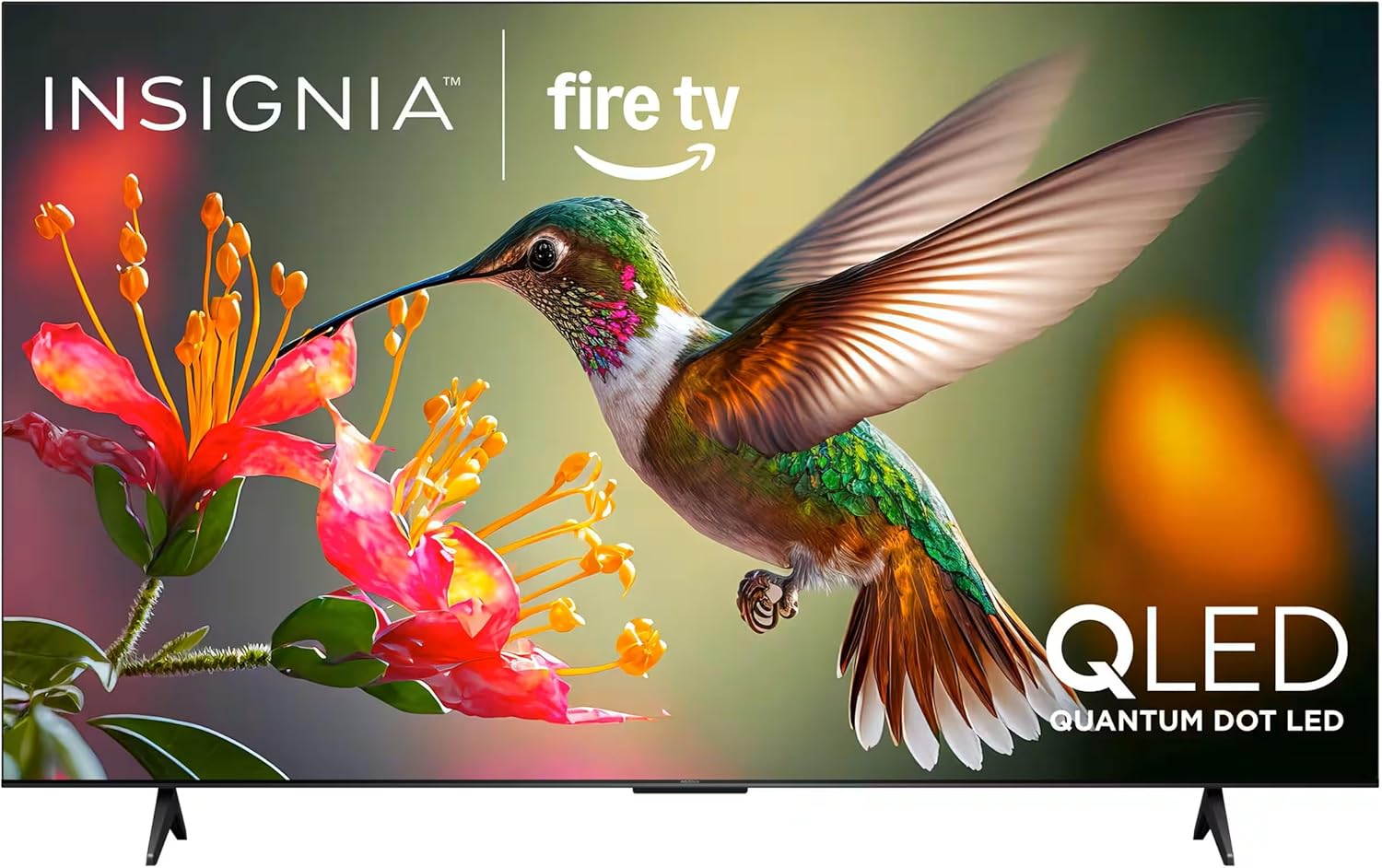 INSIGNIA 75-inch Class QF Series LED 4K UHD QLED Smart Fire TV with Alexa Voice Remote (NS75-UQFL26)