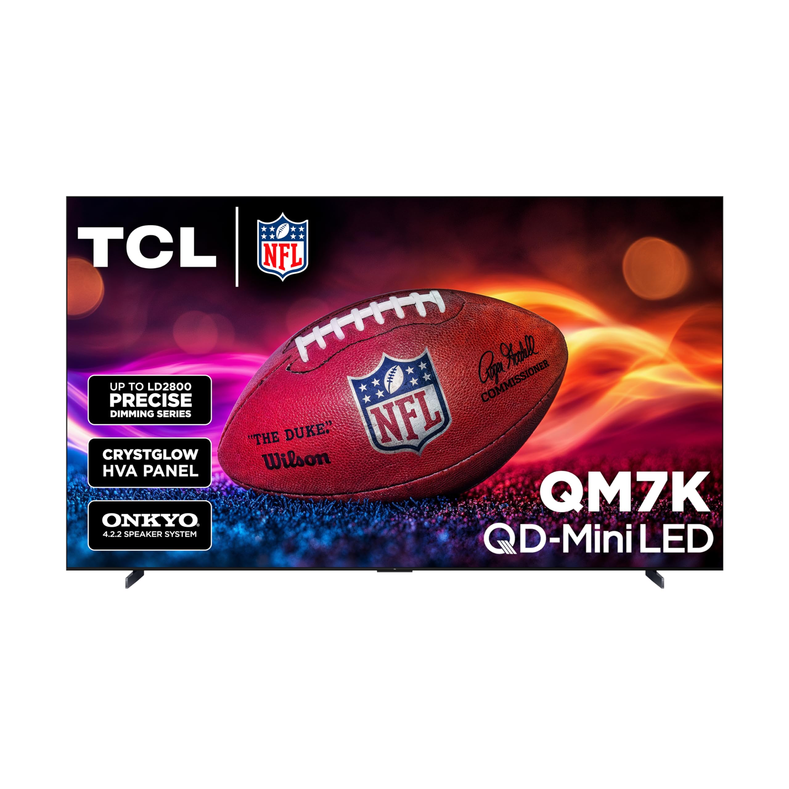 TCL 55 Inch Class QM7K Series | Mini LED QLED 4K HDR | 55QM7K, 2025 Model | 120HZ-144HZ Anti Reflective Screen Smart Google TV Dolby Atmos Onkyo Audio | Voice Remote Alexa Gaming Streaming Television