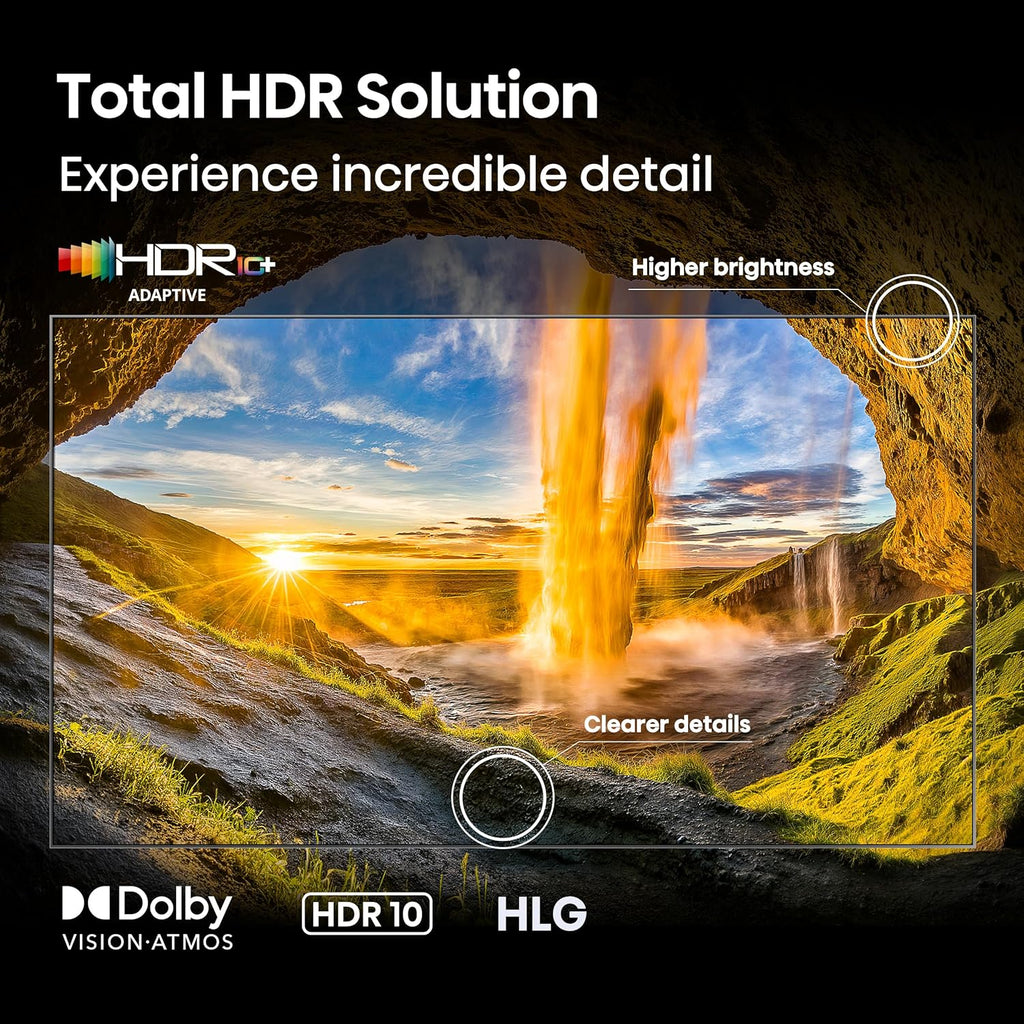 Hisense 65" E6 Cinema Series QLED 4K UHD Smart Fire TV (65E6QF, 2025 Model) - QLED, AI Light Sensor, Dolby Vision · Atmos, Voice Remote with Alexa, Motion Rate 120, HDR 10+ Adaptive, Game Mode Plus