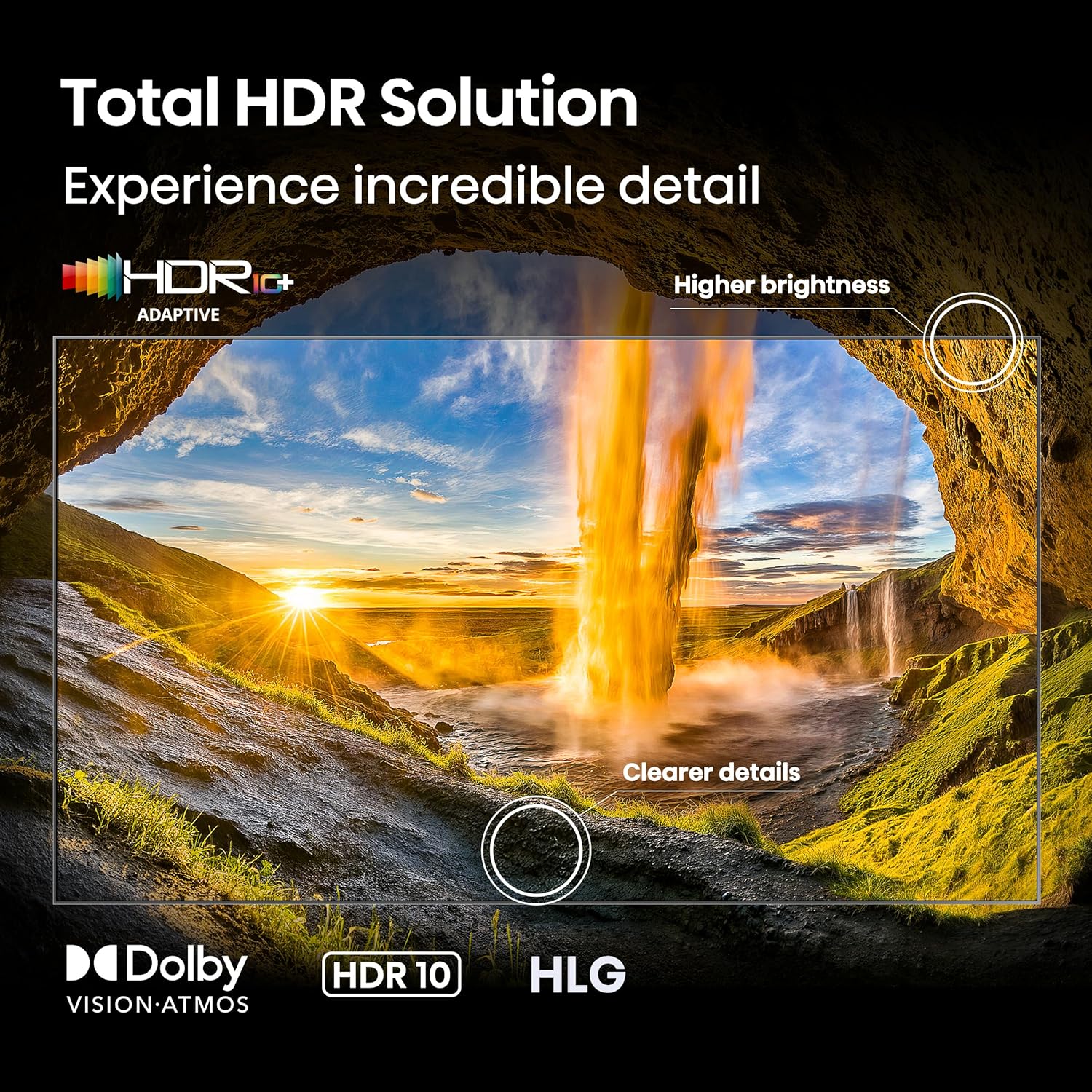 Hisense 65" E6 Cinema Series QLED 4K UHD Smart Fire TV (65E6QF, 2025 Model) - QLED, AI Light Sensor, Dolby Vision · Atmos, Voice Remote with Alexa, Motion Rate 120, HDR 10+ Adaptive, Game Mode Plus