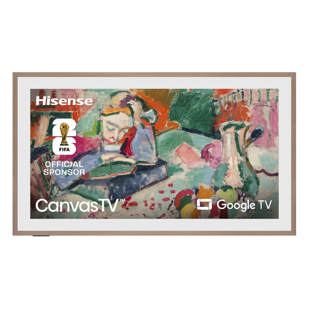 Hisense 55-Inch Class QLED 4K S7N CanvasTV Series Dolby Vision HDR Google Smart TV (55S7N) - 144Hz, Art Mode, Anti-Glare Panel, Hi-Matte Display, Frame & UltraSlim Wall Mount Included