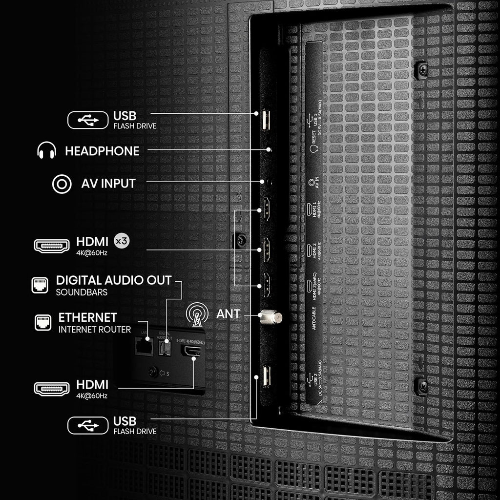 Hisense 65" Class QD7 Series Mini-LED 4K UHD Smart Fire TV (65QD7QF, 2025 Model) - QLED, HDR10+, Dolby Vision, Dolby Atmos, Game Mode Plus, ALLM, Alexa Built in with Voice Remote, Streaming TV, Black