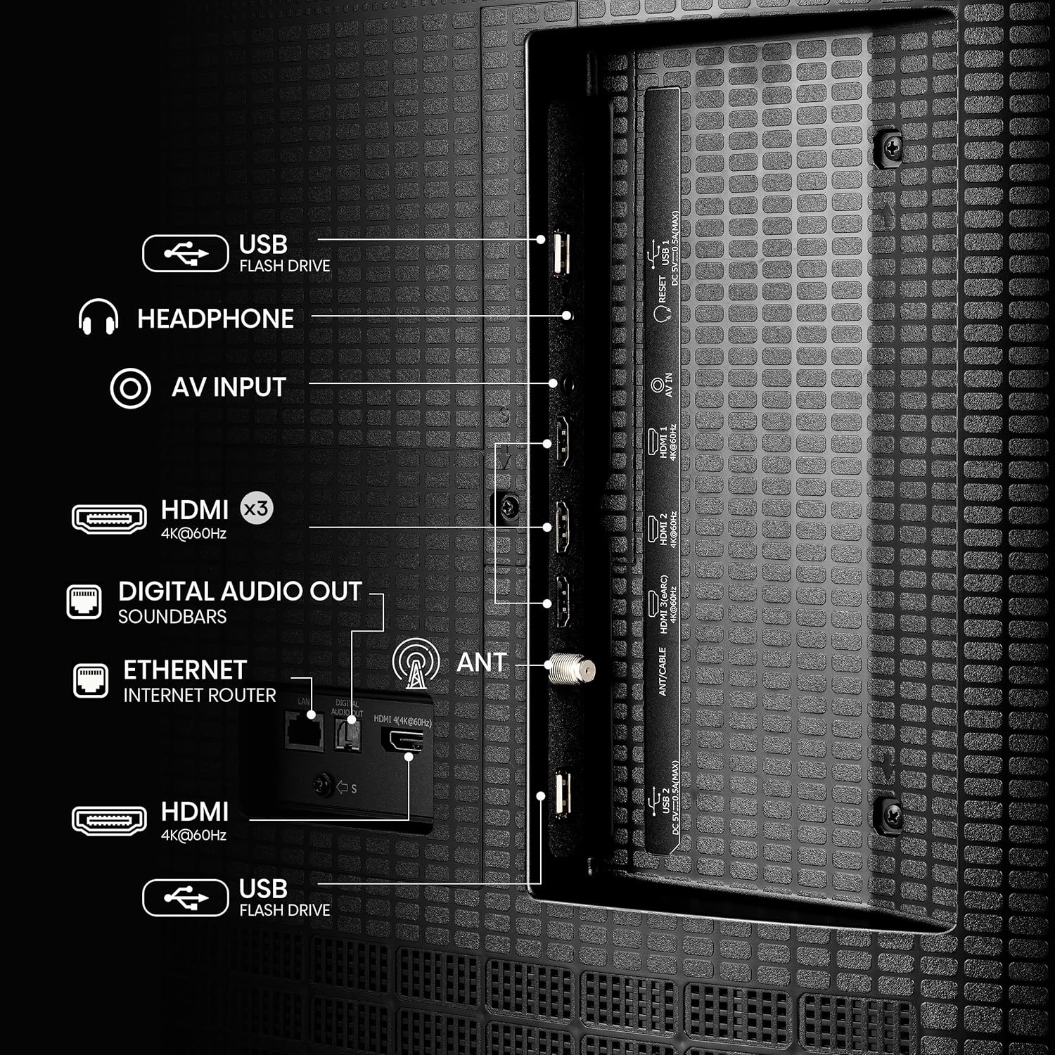 Hisense 65" Class QD7 Series Mini-LED 4K UHD Smart Fire TV (65QD7QF, 2025 Model) - QLED, HDR10+, Dolby Vision, Dolby Atmos, Game Mode Plus, ALLM, Alexa Built in with Voice Remote, Streaming TV, Black