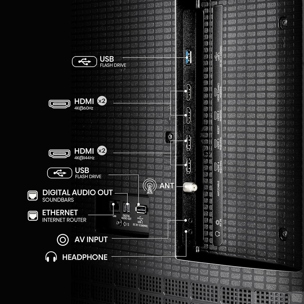 Hisense 65" Class U6 Series Best Value Mini-LED 4K UHD Smart HDR Gaming Fire TV (65U65QF, 2025 Model) - QLED, Native 144Hz, Motion Rate 480, Dolby Vision IQ, Dolby Atmos, Game Mode Pro, Alexa Built In